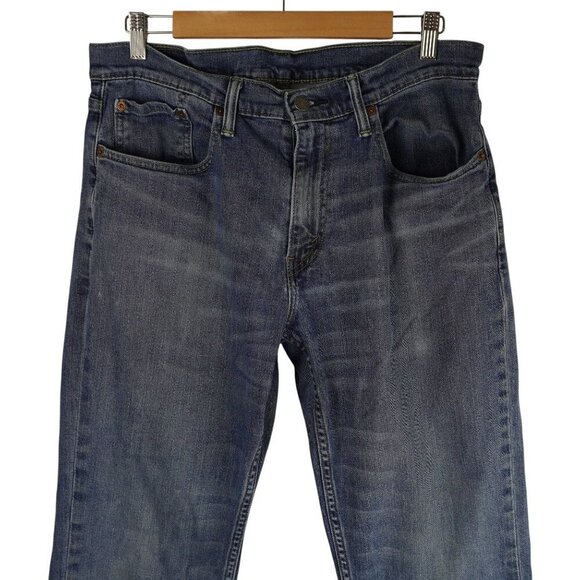 Levis Mens 559 Relaxed Straight Jeans Size 33x34 Medium Wash Denim - Picture 5 of 10